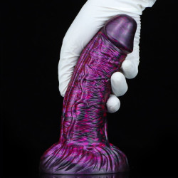 MetallicAnal Gode Fantasy Gentax 16 x 5cm Violet-Noir